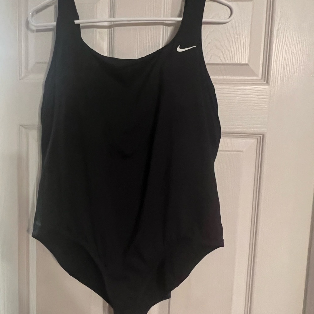 Nike one piece black bathing suit new without tags never worn size xxl
